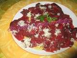 Carpaccio de boeuf