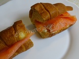 Croissant au Boursin et saumon fumé