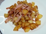 Pommes de terre sautées au bacon et a l’oignon