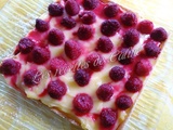 Tarte au lemon curd et framboises