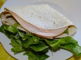 Wrap au jambon de poulet