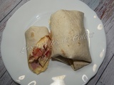 Wraps aux œufs mimosa, jambon et crudités