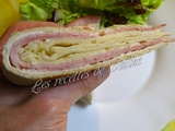 Wraps croque-monsieur