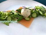 Crabe au wasabi, pamplemousse