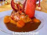 Homard, sa bisque et son Parmentier de potimarron