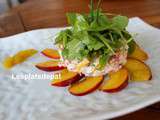 Salade de gambas aux nectarines