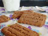 Biscuits noisettes chocolat