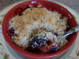 Crumble aux prunes