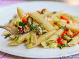 Salade de pâtes aux légumes d'été