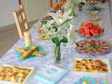 Buffet de la présentation à la famille de mon petit fils Artur