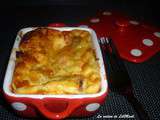 Clafoutis de poivrons, filet de canard et tomme de brebis