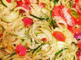 Courgettes et tomates au vin blanc