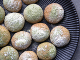 Amaretti coco-Matcha et amandes