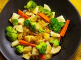 Légumes d’automne sautés au wok