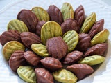 Mini-madeleines au Matcha et au cacao