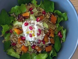 Salade de couscous aux fruits et légumes de saison