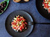 Salade de légumes d’été en brunoise