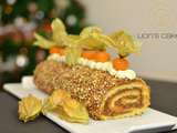 Bûche de Noël Confiture de Lait & Pralin