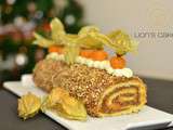 Bûche de Noël Confiture de Lait & Pralin