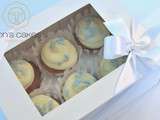 Cupcakes Baby Shower  Hummingbird et cream cheese 