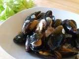 Moules aux champignons et au vin blanc