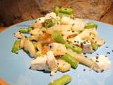 Wok au fenouil, haricots verts, tofu et raisins blonds