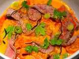 Boeuf au curry rouge