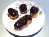 Eclairs au chocolat et choux à la crème