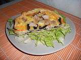 Quiche au poulet et champignons