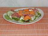 Salade de concombre au melon