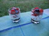 Verrine aux fraises et fromage blanc