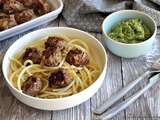 Boulettes de boeuf au pesto rosso