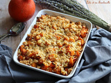 Crumble de courges à la feta & bacon