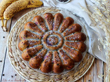 Fondant à la banane & fruits rouges