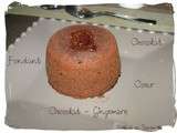 Fondant au coeur coulant chocolat gingembre