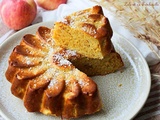 Gâteau au beurre de cacahuètes & pommes