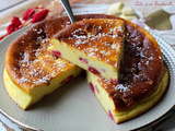 Gâteau léger aux framboises