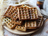 Gaufres bananes & pépites de chocolat