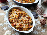 Gratin de quinoa aux légumes & saumon