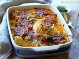 Gratin de riz express aux carottes & lardons