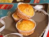 Muffins aux flocons d’avoine & poire