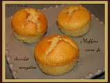 Muffins moelleux au coeur de chocolat nougatine