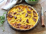 Quiche à la saucisse de Morteau & cancoillotte