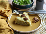 Quiche sans pâte allégée aux poireaux & champignons