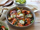 Salade d’avocat & truite fumée