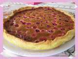 Tarte aux framboises et mascarpone