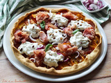 Tarte fine aux tomates & burrata