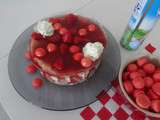 Fraisier mousseline vanille