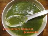 Soupe aux fanes de carottes