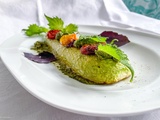 Honneur au jardin – Courgette rôtie et pesto de shiso